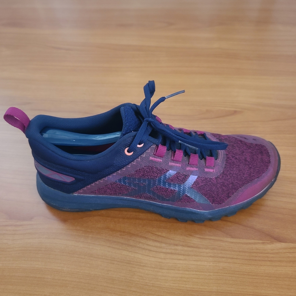 Asics Gecko XT Womens  Purple Blue Athletic Running‎ Shoes Sneakers Sz 8